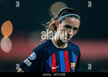 Barcellona, Spagna, 19, ottobre 2022. Spagna-Football-Women's Champions League FC Barcelona contro SL Benfica Women. Credit: Joan G/Alamy Live News Foto Stock