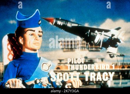 Scott Tracy Film: Thunderbirds (1965) regista: Gerry Anderson 30 settembre 1965 **AVVERTENZA** questa fotografia è solo per uso editoriale ed è copyright di FILM AP e/o del fotografo assegnato dalla Film o dalla Società di produzione e può essere riprodotta solo da pubblicazioni in concomitanza con la promozione del film di cui sopra. È richiesto un credito obbligatorio per I FILM AP. Il fotografo deve essere accreditato anche quando è noto. Nessun uso commerciale può essere concesso senza autorizzazione scritta da parte della Film Company. Foto Stock