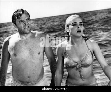 Richard Burton & sue Lyon Film: La notte dell'Iguana (USA 1964) personaggi: REV. DR. T. LAWRENCE SHANNON, CHARLOTTE GOODALL DIRETTORE: John Huston 06 agosto 1964 **AVVERTENZA** questa fotografia è solo per uso editoriale ed è copyright di MGM e/o del fotografo assegnato dalla Film o dalla Production Company e può essere riprodotta solo da pubblicazioni in concomitanza con la promozione del film di cui sopra. È richiesto un credito obbligatorio a MGM. Il fotografo deve essere accreditato anche quando è noto. Nessun uso commerciale può essere concesso senza autorizzazione scritta da parte della Film Company. Foto Stock