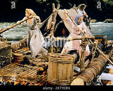 Carroll Baker, Agnes Moorehead, Debbie Reynolds & Karl Malden Film: Come si è vinto l'Occidente (USA 1962) personaggi: Eve Prescott Rawlings,Rebecca Prescott,Lilith 'Lily' Prescott & Zebulon Prescott Regione: John Ford, Henry Hathaway, George Marshall, Richard Thorpe, regista: Hathaway,Ford,Marshall,Thorpe 01 novembre 1962 **AVVERTENZA** questa fotografia è solo per uso editoriale ed è copyright di MGM e/o del fotografo assegnato dalla Film o dalla Production Company e può essere riprodotta solo da pubblicazioni in concomitanza con la promozione del film di cui sopra. È necessario un credito obbligatorio a MGM Foto Stock