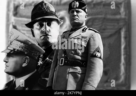 Benito Mussolini fu il dittatore italiano che nel secolo scorso fondò il regime fascista Foto Stock