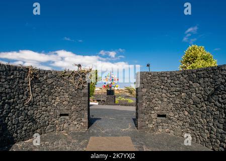 Immagini di Lanzarote tra cui la Fondazione Cesar Manrique. Foto Stock