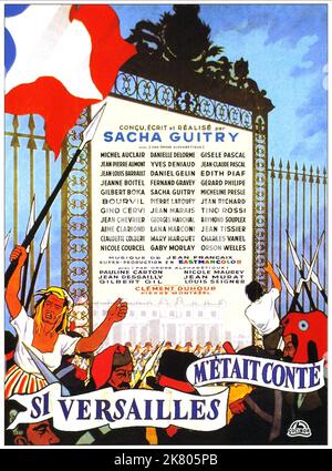 Film Poster Film: Affari reali a Versailles (si Versailles m'était conté) Fr/IT 1954, / Titel Auch: 'Wenn Versailles Erzählen könnte' regista: Sacha Guitry 10 febbraio 1954 **AVVERTENZA** questa fotografia è solo per uso editoriale ed è copyright di COCINEX e/o del fotografo assegnato dalla Film o dalla Production Company e può essere riprodotta solo da pubblicazioni in concomitanza con la promozione del film di cui sopra. È richiesto un credito obbligatorio a COCINEX. Il fotografo deve essere accreditato anche quando è noto. Nessun uso commerciale può essere concesso senza l'autorizzazione scritta del film C. Foto Stock