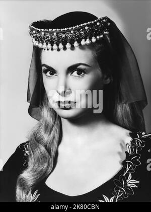 Janet Leigh Film The Black Shield of Falworth (1954) personaggi: Lady Anne of Mackworth regista: Rudolph Mate 02 settembre 1954 **WARNING** questa fotografia è ad uso esclusivamente editoriale ed è copyright di IMMAGINI UNIVERSALI e/o del fotografo assegnato dalla Film o Production Company e può essere riprodotta solo da pubblicazioni in concomitanza con la promozione del suddetto Film. È richiesto un credito obbligatorio per LE FOTO UNIVERSALI. Il fotografo deve essere accreditato anche se conosciuto. Nessun uso commerciale può essere concesso senza l'autorizzazione scritta di The Film Company. Foto Stock