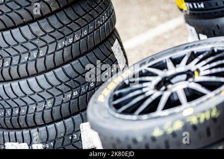 Ambiente durante il RACC Rally Catalunya de Espana, 12th° round del WRC World Rally Car Championship 2022, dal 20 al 23 ottobre 2022 a Salou, Spagna - Foto Nikos Katikis / DPPI Foto Stock