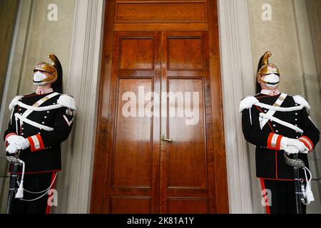Roma, Italia. 20th ottobre 2022. Partecipare alle consultazioni con il Presidente della Repubblica per la formazione del nuovo governo. Roma (Italia), Ottobre, 20th 2022
(Foto di Fabrizio Corradetti/LiveMedia) Credit: Live Media Publishing Group/Alamy Live News Foto Stock