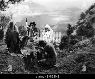 David Farrar & Deborah Kerr Film: Black Narcissus (USA 1947) personaggi: Dean, sorella Clodagh Regione: Michael Powell & Emeric Pressburger, / Literaturverfilmung (basato sul libro di Rumer Godden) regista: Michael Powell, e Pressburger 26 maggio 1947 **AVVERTENZA** questa fotografia è solo per uso editoriale ed è copyright di IMMAGINI UNIVERSALI e/o del fotografo assegnato dalla Film o dalla Production Company e può essere riprodotta solo da pubblicazioni in concomitanza con la promozione del film di cui sopra. È richiesto un credito obbligatorio per LE FOTO UNIVERSALI. Il fotografo dovrebbe anche b Foto Stock