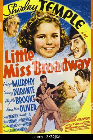 Film Poster Film: Little Miss Broadway (USA 1938) regista: Irving Cummings 22 luglio 1938 **AVVERTENZA** questa fotografia è solo per uso editoriale ed è copyright di 20th CENTURY FOX e/o del fotografo assegnato dalla Film o dalla Production Company e può essere riprodotta solo da pubblicazioni in concomitanza con la promozione del film di cui sopra. È richiesto un credito obbligatorio a 20th CENTURY FOX. Il fotografo deve essere accreditato anche quando è noto. Nessun uso commerciale può essere concesso senza autorizzazione scritta da parte della Film Company. Foto Stock