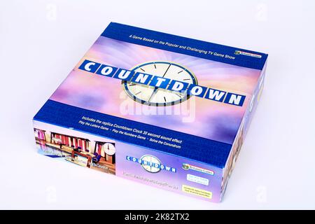 CH4 gioco Countdown Words and Numbers basato sul programma televisivo Foto Stock