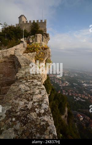 Guaita castello. San Marino Foto Stock