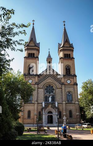 Chiesa - edificio storico situato nella zona centrale l'8 settembre 2017 a Timisoara. Foto Stock