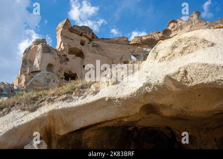 Parco Nazionale di Göreme, città sotterranea di Kaymakli, Derinkuyu Foto Stock