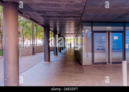 Barking Central 1 architetto, Alford Hall Monoghan Morris, edificio di appartamenti Foto Stock