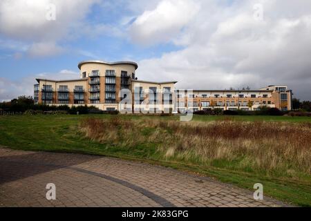 Appartamenti lacuna, Cardiff Bay. Ottobre 2022. Foto Stock