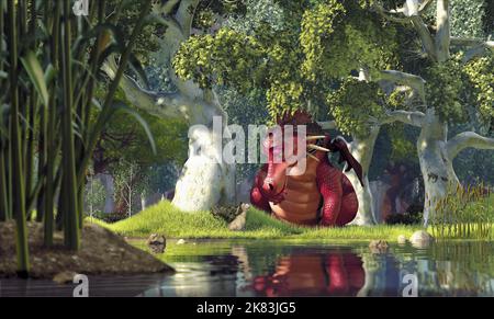Donkey & Dragon Film: Shrek (USA 2001) personaggi: Donkey & regista: Andrew Adamson & Vicky Jenson 22 aprile 2001 **AVVERTENZA** questa fotografia è solo per uso editoriale ed è copyright di DREAMWORKS SKG e/o del fotografo assegnato dalla Film o dalla Production Company e può essere riprodotta solo da pubblicazioni in concomitanza con la promozione del film di cui sopra. È richiesto un credito obbligatorio a DREAMWORKS SKG. Il fotografo deve essere accreditato anche quando è noto. Nessun uso commerciale può essere concesso senza autorizzazione scritta da parte della Film Company. Foto Stock
