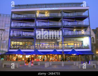 ROYAL YACHT HOTEL, ST. HELIER, JERSEY, ISOLE DEL CANALE. PIC MIKE WALKER 2016 Foto Stock