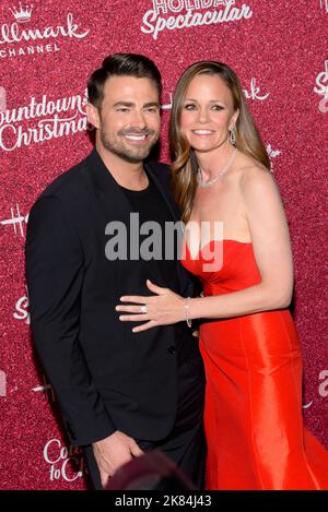 Rachel Boston partecipa al Countdown di Hallmark al tappeto rosso di Natale al radio City Music Hall di New York, NY, il 20 ottobre 2022. (Foto di Efren Landaos/Sipa USA) Foto Stock