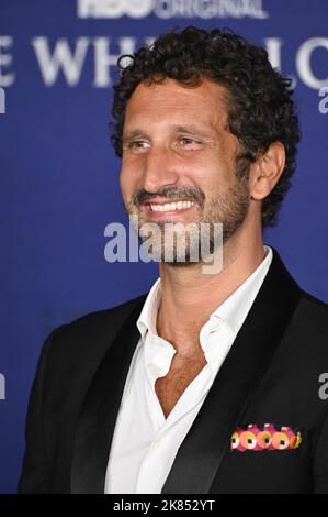 Los Angeles, Stati Uniti. 20th Ott 2022. Frederico Ferrante alla stagione 2 premiere per il "The White Lotus" di HBO agli Studios Goya di Hollywood. Picture Credit: Paul Smith/Alamy Live News Foto Stock