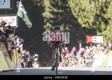 Teejay Van Garderen team BMC Racing corsda il traguardo in 5th° posizione Foto Stock