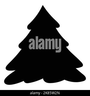 Alberi di natale decorati Vector Illustration per elemento di natale Illustrazione Vettoriale