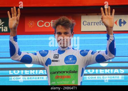 David Villela italia Cannondale Drapac leader nella categoria montagna Foto Stock