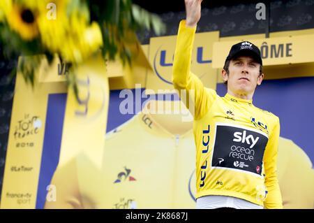 Tour de France 2018 fase 13 Bourg D'Oisans a Valence Foto Stock