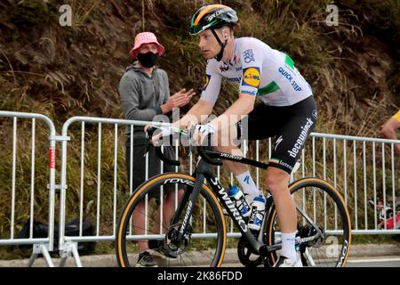 Sam Bennett di Deceuninck-Quick-Step durante la fase 8 del Tour de France da Cazeres-sur-Garonne a Loudenvielle. Foto Stock