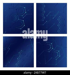 salute icona modello innovazione medica concetto sfondo design Illustrazione Vettoriale