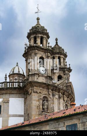 Chiesa di la Peregrina nella città di Pontevedra in Galizia, Spagna. Foto Stock