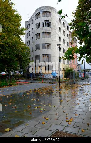 Derelict Grosvenor Hotel a Bristol dopo l'incendio nel mese di ottobre 2022. Foto Stock