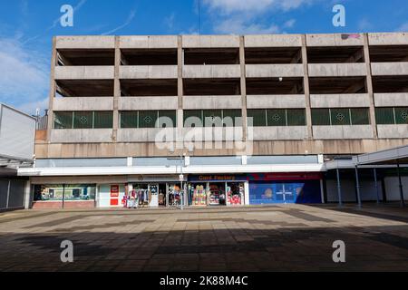 Il centro commerciale di Eccles, una città settentrionale della Greater Manchester Foto Stock