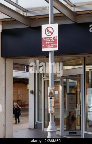 Il centro commerciale di Eccles, una città settentrionale della Greater Manchester Foto Stock