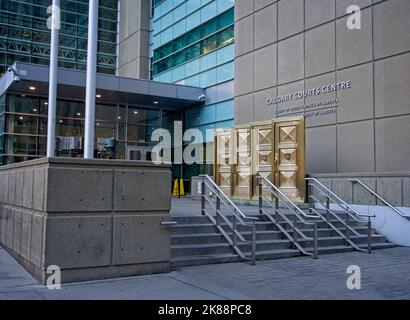 Calgary Courts Center Alberta Foto Stock