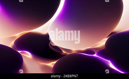 Astratto sfondo rosso e bianco onde. Gradienti sottili, linee di liquido di flusso. Elemento di progettazione. Foto Stock