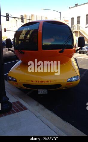 Wienermobile a Tifton, GA Foto Stock