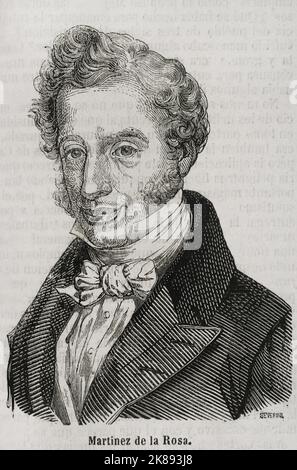 Francisco Martinez de la Rosa. Foto Stock