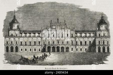 Palazzo reale di Aranjuez. Foto Stock