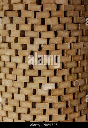 Sfondo di molte saponette fatte a mano. Saponi impilati per la visualizzazione e il primo piano. Foto Stock