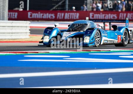 21 ottobre 2022: David Porter #07 Peugeot 908 in pista per la Masters Endurance Legends prima sessione di qualificazione al Gran Premio degli Stati Uniti, circuito delle Americhe. Austin, Texas. Mario Cantu/CSM Foto Stock