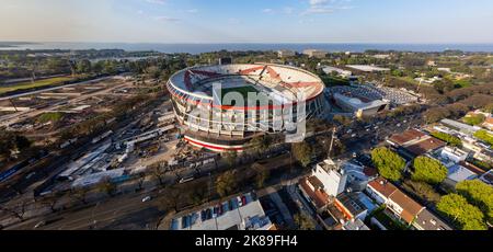 Mas Monumental Stadium, sede del Club Atletico River Plate a Nuñez, Buenos Aires. Foto Stock