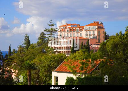 Portogallo, Madeira, Funchal, zona alberghi, Reids Hotel, turismo, Foto Stock