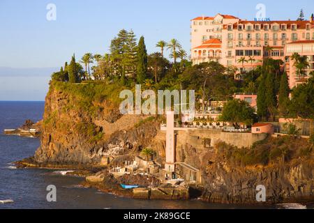 Portogallo, Madeira, Funchal, zona alberghi, Reids Hotel, Foto Stock