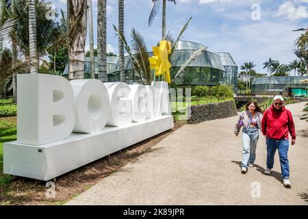 Bogota Colombia, Engativa Calle 63 Jardin Botanico de Bogota¡ Jose Celestino Mutis Orto Botanico, Expedicion Tropicario ecosistema tropicale spedizione Foto Stock