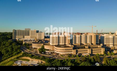 Complesso ospedaliero dell'Università del Michigan ad Ann Arbor Foto Stock