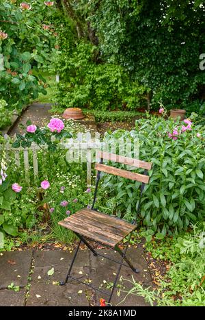 Angolo giardinieri. Il posto privato del giardiniere - la bellezza di garderning. Foto Stock