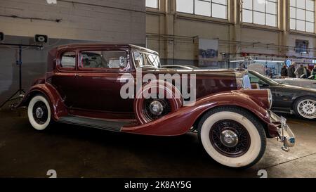 1933 Pierce Arrow 836 Club Brougham Coupé a due porte Foto Stock