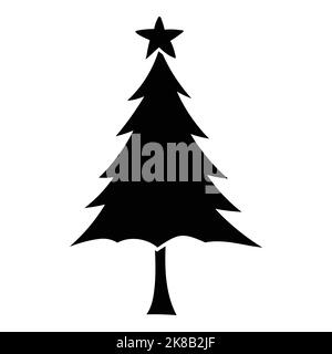 Alberi di natale decorati Vector Illustration Illustrazione Vettoriale