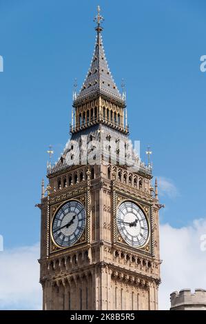 Elizabeth Tower, noto anche come Big ben Foto Stock