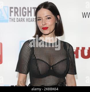 Sara Lind partecipa alla prima del film 'A Wired Fawn' durante Arrow FrightFest tenutosi a Cineworld Leicester Square a Londra. Foto Stock