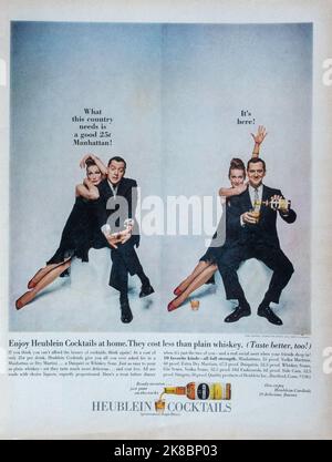 Vintage 4 Agosto 1961 'Life' Magazine Advert, USA Foto Stock